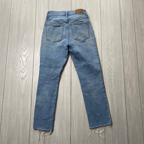 Madewell Women's The Perfect Vintage Jeans Light Wash Blue Denim 24 Petite 24P - Picture 2 of 11